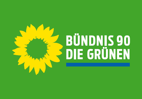 Logo der Partei "B90/Die Grünen"